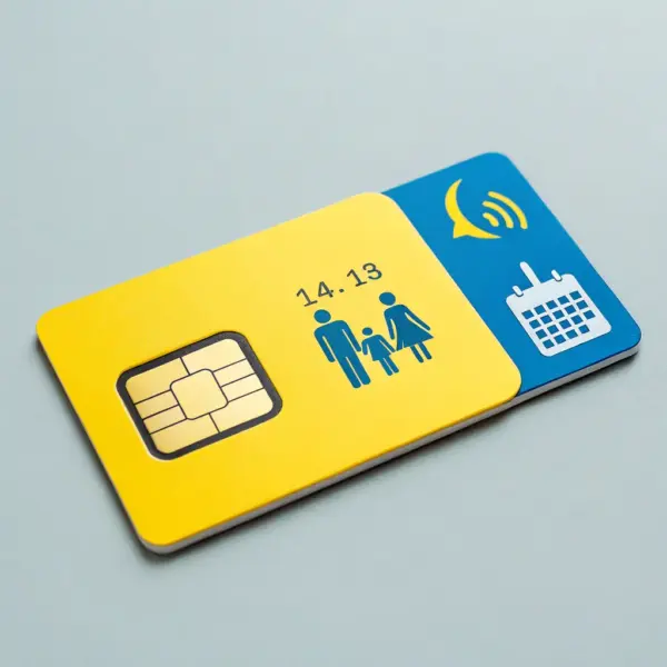 Chile Family Tourist SIM Card - 30 Day Pack